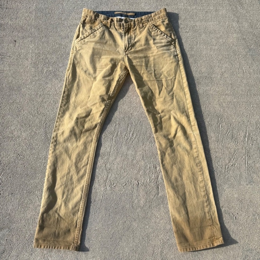 Freenote Cloth Pants Mens 31x31 Workers Chino Slim Fit Khaki Thick Cotton Pant